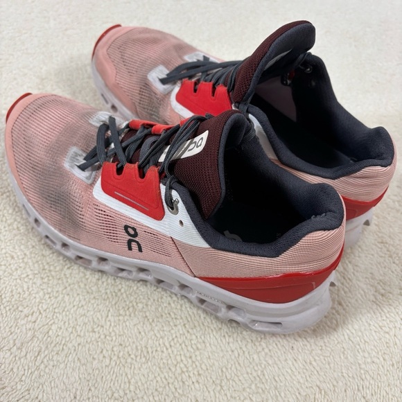 On Running Cloudstratus Women's Running Shoes Rose US Size W 7.5 39.99208 - Picture 7 of 9